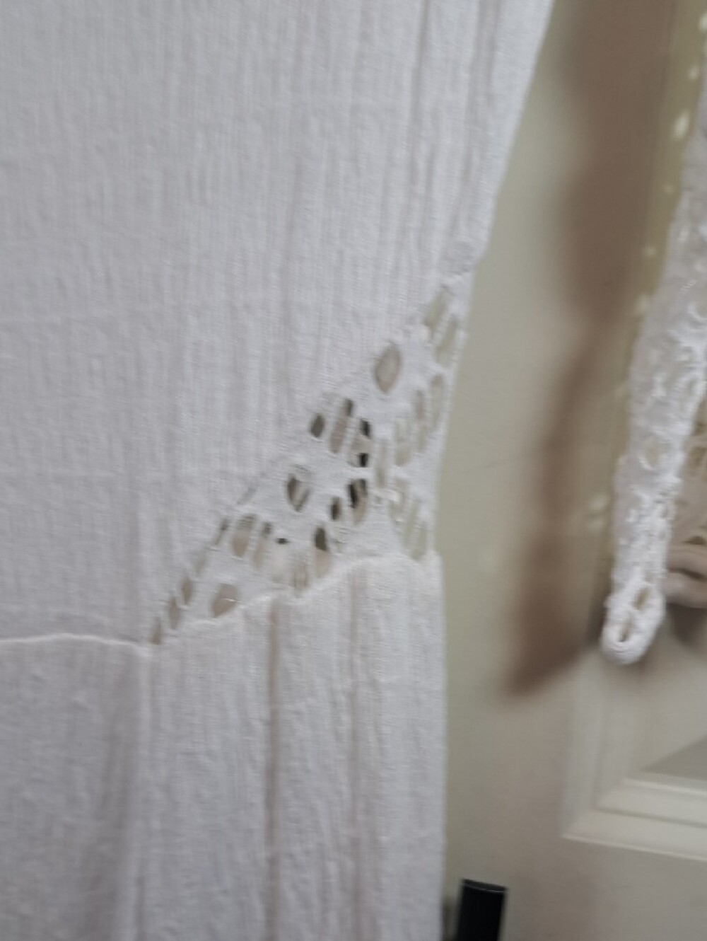 Free People White Crochet Midi Dress - Picture 5 of 8